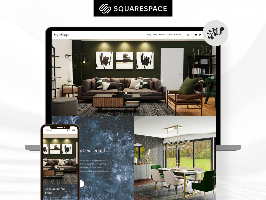 Interior Design Website Template, Portfolio Interior Designer Website ...