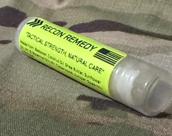 Recon Remedy Organic Lip Balm "Tactical Strength, Natural Care"