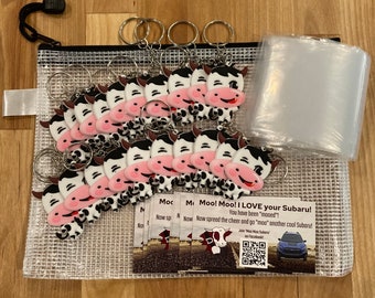 Moo Moo Subaru Starter Pack (Keyrings)(PK)