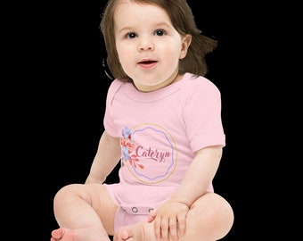 Baby girl bodysuits, Floral baby girl bodysuits, a bodysuit for Your Little One, baby birthday bodysuits, spring baby bodysuits