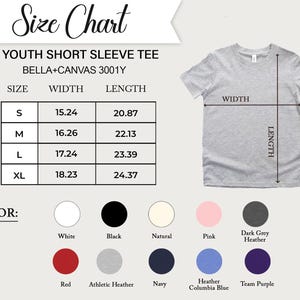 Custom Boys Girls Back to School Shirt, Coquette School Top, Cute Pre K Kindergarten Shirt, First Day Of School Pennant Tee, Kids Name Shirt image 18