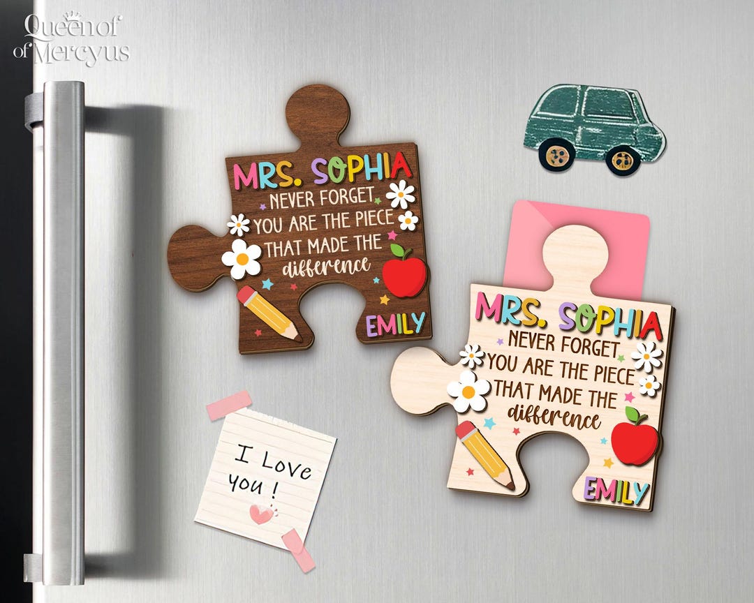 Personalized Teacher Wooden Gift Card Holder, End of Year Teacher Gifts ...