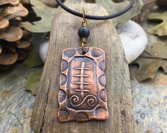 Raised Copper Tree Necklace Raised Copper Tree Necklace
