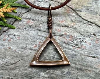 Fire Element, Copper Charm, Elemental Signs, Pagan Witch Gift, Astrological Signs, Aries, Leo, Sagittarius, Summer, Elemental Symbols, South