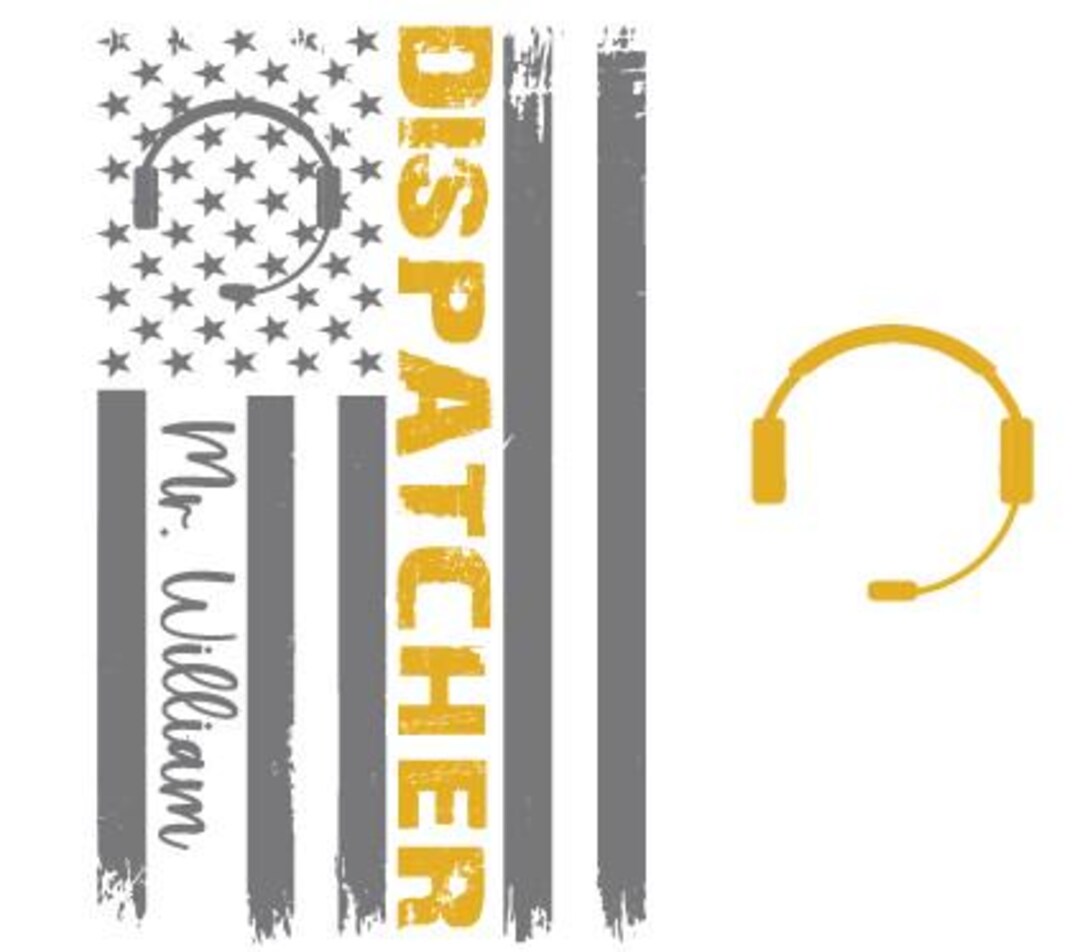 Dispatcher SVG PNG, Custom Dispatcher Shirt Design, 911 Dispatcher Svg ...
