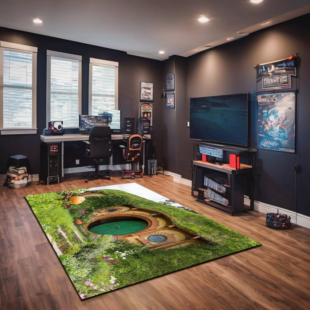Hobbit Rug, Hobbit Gandalf Home Rug, Hobbit Theme Rug, Best Adventure ...