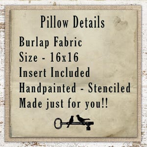 Reindeer Pillow - Burlap Christmas Pillow - Christmas Pillow - Deer Pillow - Christmas Decor - Holiday Decor image 3