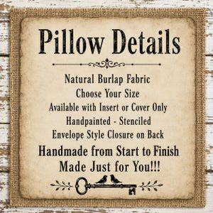 Pillow Details