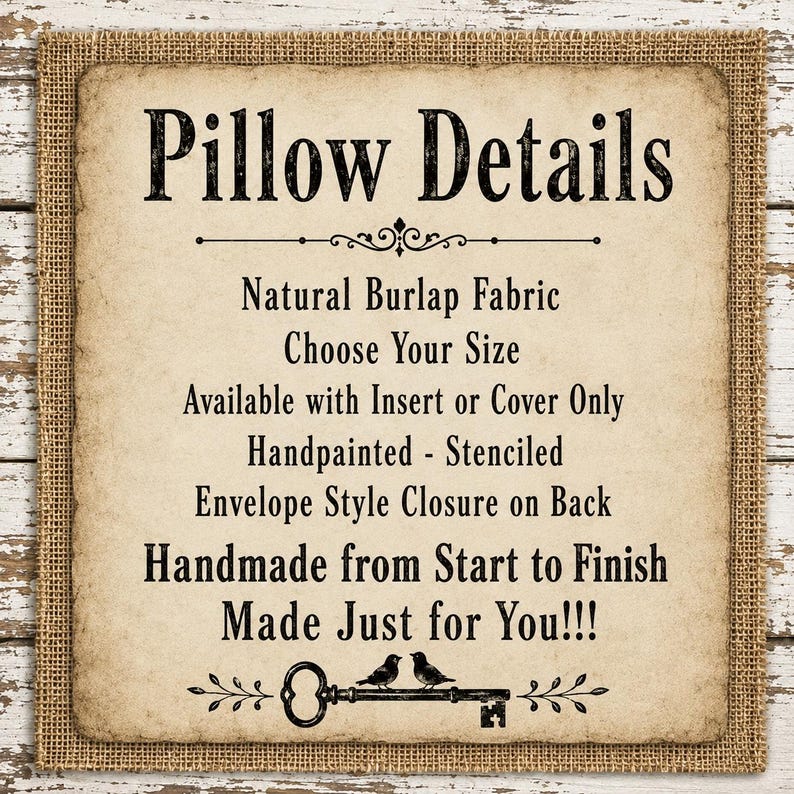 Pillow Details