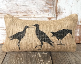 Shore Birds  - Burlap Doorstop  - Coastal Decor Beach Door Stop  - Sandpiper  - Seabird  - Snipe, Curlew, Yellow Legs