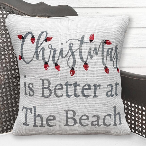 Better at the Beach Pillow main image 0