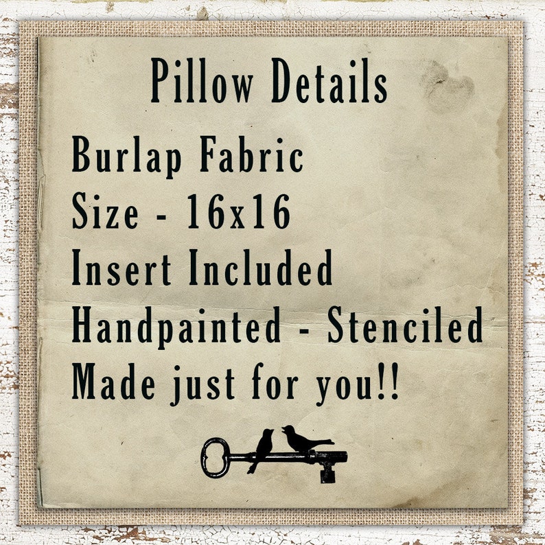 Classic Monogram Burlap Pillow Monogram Pillow Burlap Personalized Letter Pillow Initial Pillow Alphabet Pillow image 5