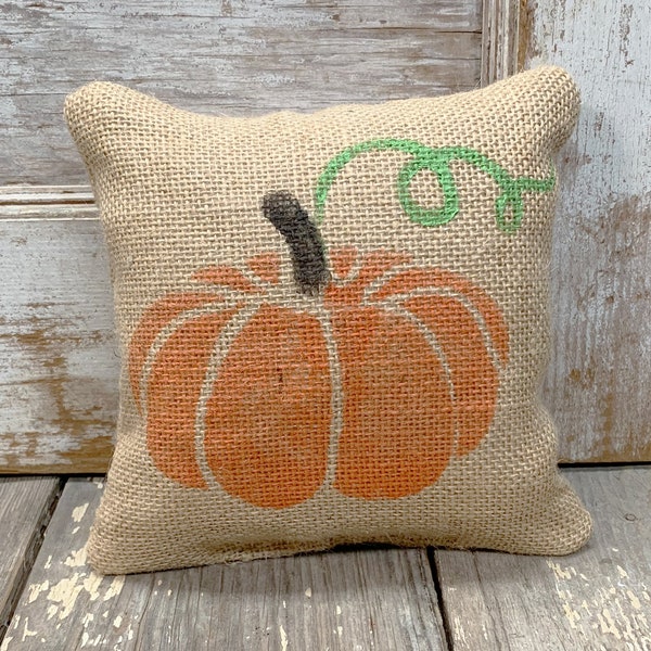 Pumpkin Doorstop  -  Burlap Door Stop - - Pumpkin Decor - Fall Pumpkin Decorations