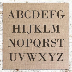 Classic Family Name Burlap Pillow - Personalized Name Pillow - Custom Name Pillow - zdjęcie 2