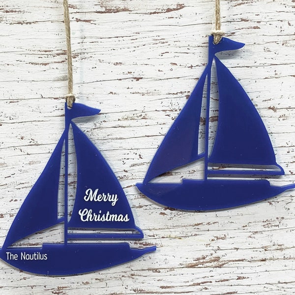 Sailboat Ornament - Etsy