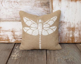 Dragonfly - Burlap Doorstop - Dragonfly Decor - Burlap Door Stop - Garden Decor - dragonfly doorstop - insect