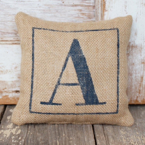 Classic Monogram Burlap Doorstop -  Burlap Fabric Doorstop - Personalized - Monogram Home Decor - Door Stop