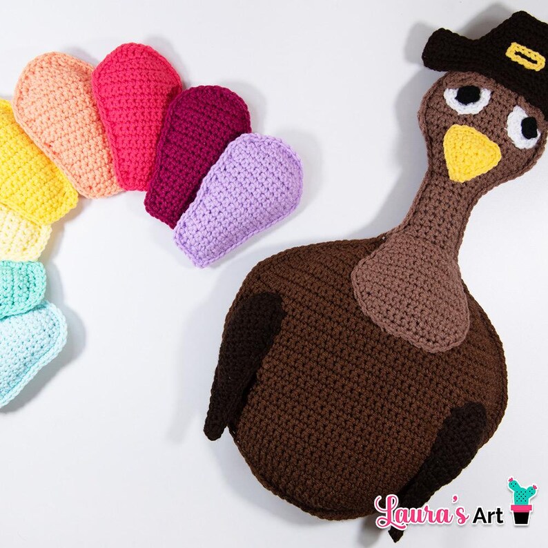 Crochet Turkey Pillow Pattern Etsy