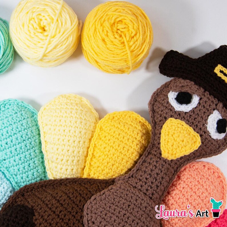Crochet Turkey Pillow Pattern Etsy