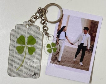 Clover Keychain / Phone Charm -  QUEEN OF TEARS / Hong Hae In