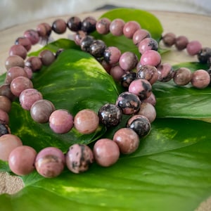 bracelet de Rhodonite