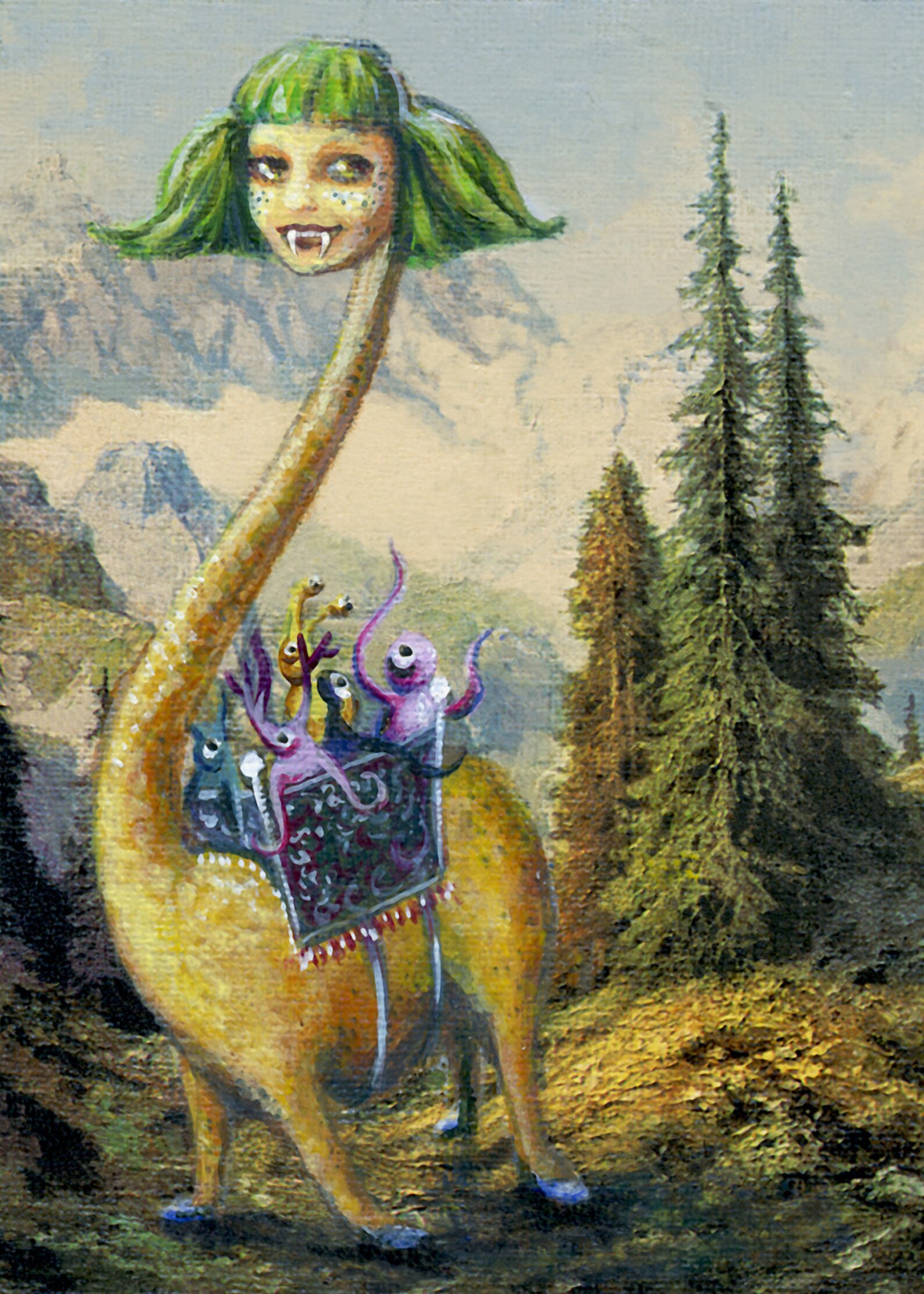 The Tour Bus Signed and Numbered Giclee Print Edition Limited to 50