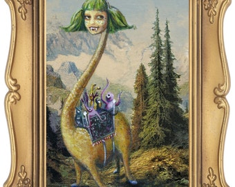 The Tour Bus- Signed and Numbered Giclee Print - Edition Limited to 50 - Unframed