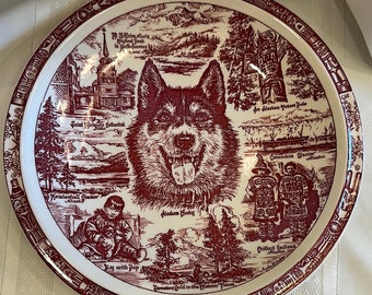 Alaska Husky Plate