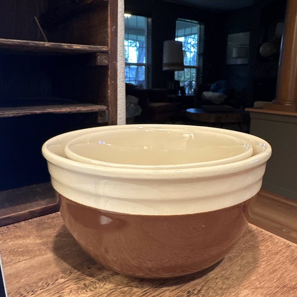 Vintage Ohio Oxford Stoneware Bowl