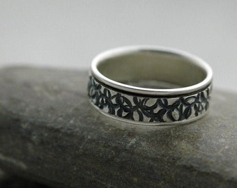 Round and Round We Go - Spinner Ring Handmade in Sustainable Sterling Silver - Made Upon Order - Nickel Free Band