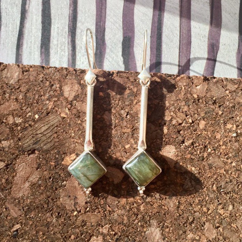 Labradorite Earrings
