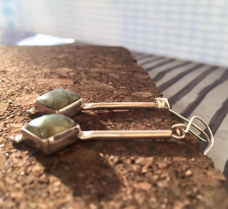 Labradorite Earrings