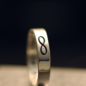 Infinity Ring - Handmade in Sterling Silver - Made Upon Order - Nickel Free