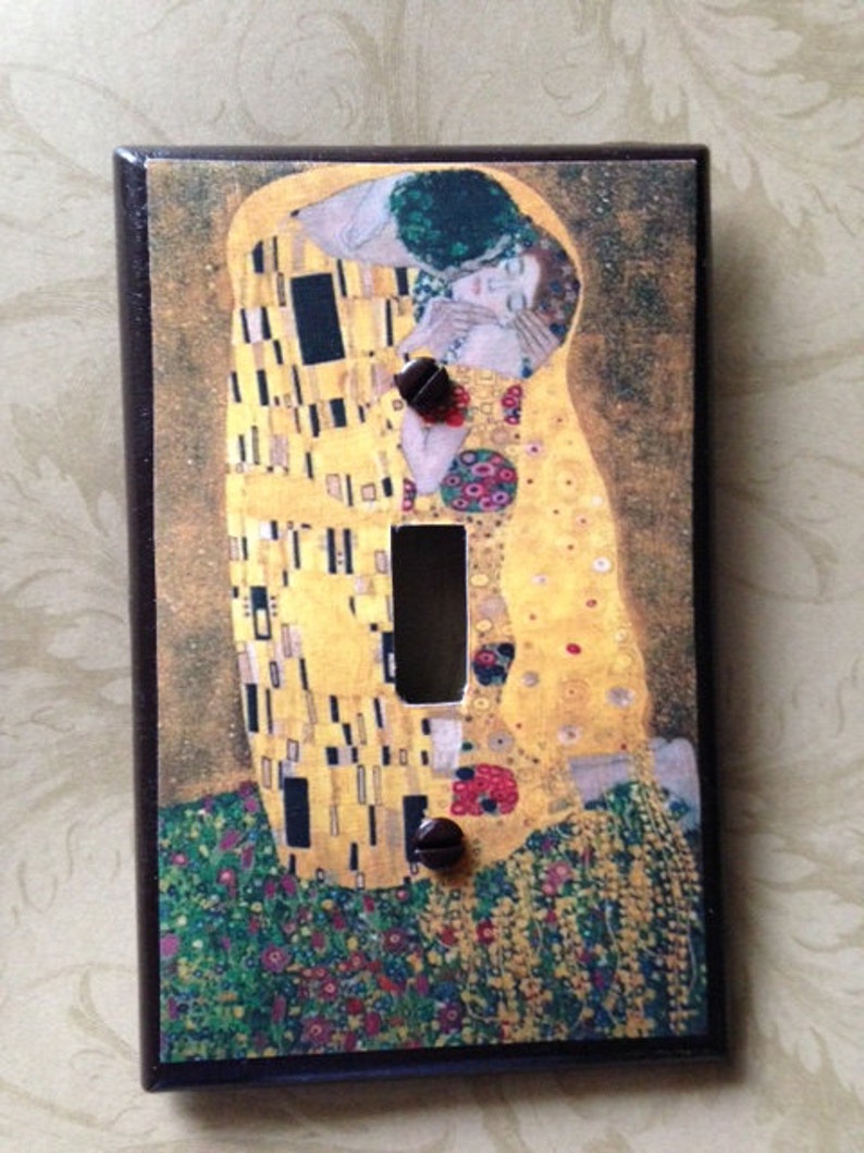 Light Switch Plate /& Outlet Covers KLIMT LADY WITH A FAN