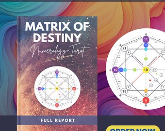 Destiny of Matrix Report in 1-2 hours / Numerology / Soul Matrix / Matrix of destiny compatibility