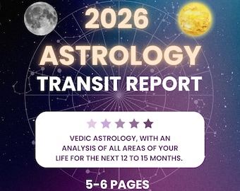 2026 Transit Report in 6 areas of your life / Sun Sign  / Astrology