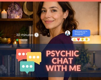 Psychic Chat / Ask Any Question / Spiritual Guidance /  Tarot Cards / Blind Reading /Texting