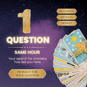 Psychic Reading | 1 Question | Accurate Tarot Guidance on Love, Career, Life, or Anything You Need | Honest & Intuitive Spiritual Insights