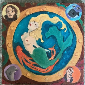 Mermaid Mysterium ; 2004 Ölgemälde
