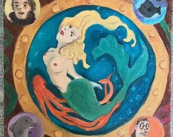Mermaid mystery ; 2004 oil painting
