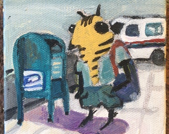 Postal Bee, from Worker Bee series