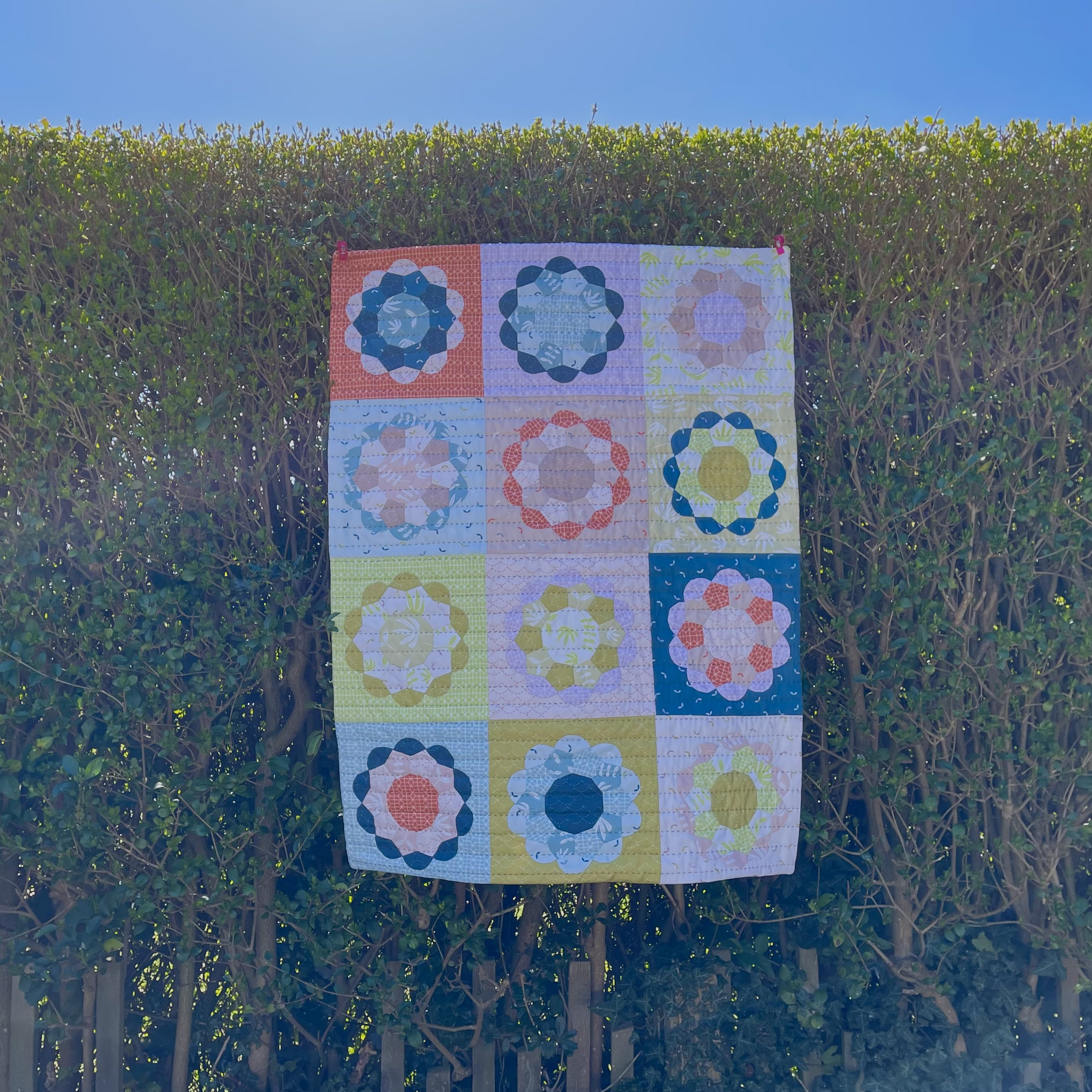 Mini Flower Power Quilt PDF Pattern - Etsy