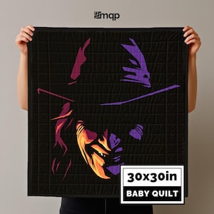 Mönster för häx-Halloween-quilt (76 cm) – Spöklik FPP-väggbonad (PDF)