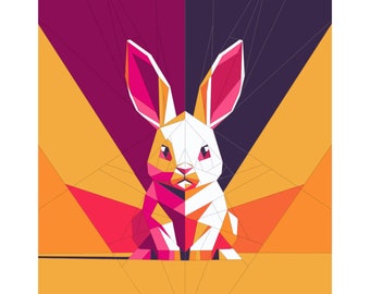 Motif de courtepointe lapin, motifs de courtepointe pour débutants, motifs de courtepointe faciles | Téléchargement instantané PDF