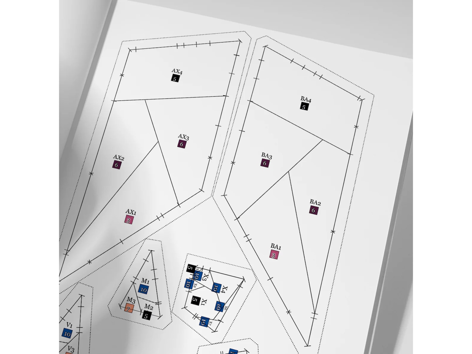 Labradoodle Dog Quilt Pattern, Beginner Quilting Pattern, Paper Piecing Pattern for Quilting
