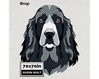 Cocker Spaniel Dog Puppy Quilt Block PDF Pattern - Includes ...