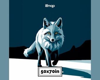 Winter Fox Quilt Pattern PDF (50x70")