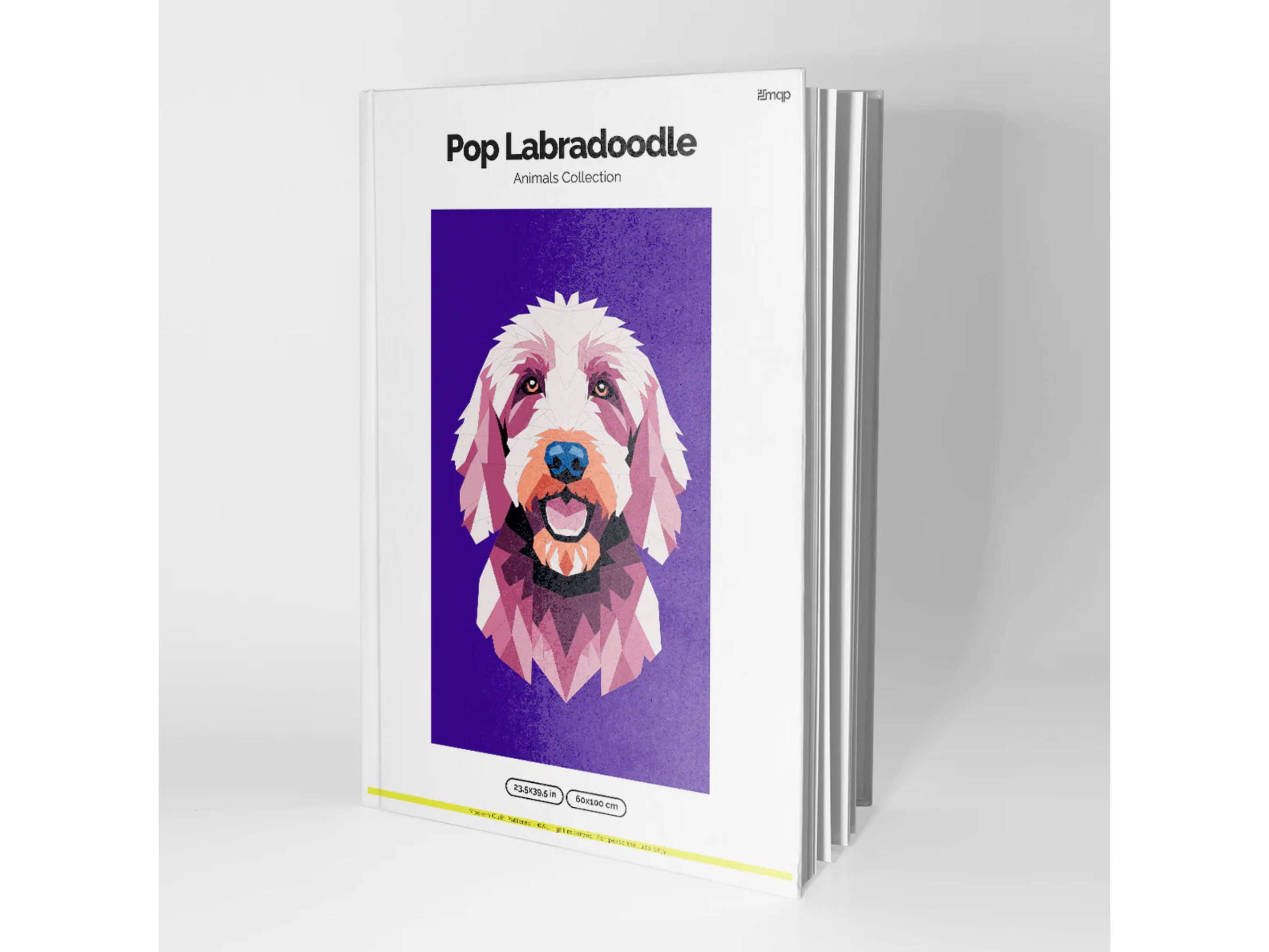 Labradoodle Dog Quilt Pattern, Beginner Quilting Pattern, Paper Piecing Pattern Fpr Quilting PDF