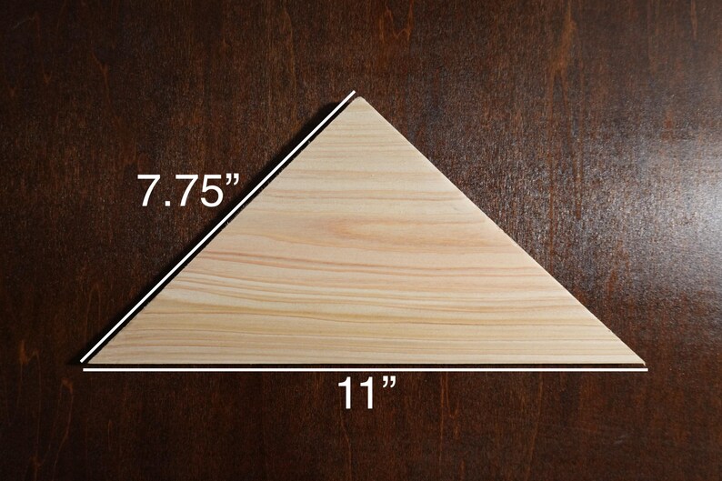 Smooth Large Triangle Shaped Crafting Block 2pc - Etsy