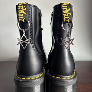 Unicursal Hexagram Boot Charms (BMTH INSPIRED)